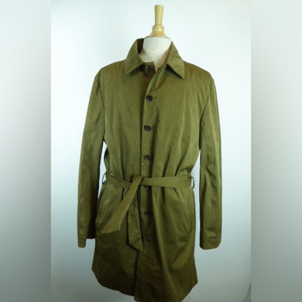 DIESEL BLACK GOLD junnio RAIN TRENCH COAT i54 L new with tags nwt